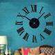 DIY Modern Wall Clock Silent Decorative Retro Industrial Living Room Hanging