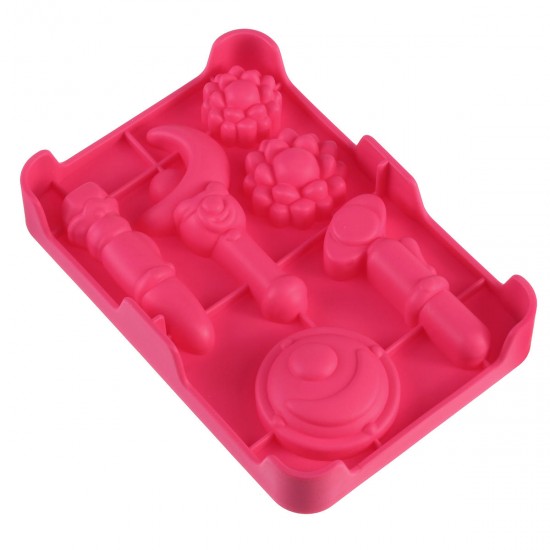 DIY Silicone Mold Chocolate Ice Cube Solid Mould Gift Props For 3D Sailor Moon