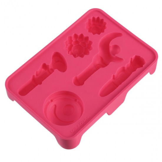 DIY Silicone Mold Chocolate Ice Cube Solid Mould Gift Props For 3D Sailor Moon