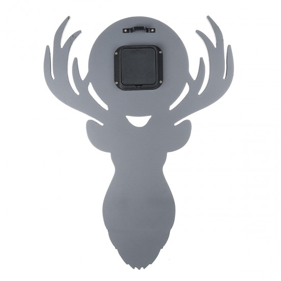 Deer Head Wall Clock Density Fibreboard Home Living Room Nordic Minimalist Deer Head Wall Clock Density Fibreboard Home Living Room Nordic Minimalist