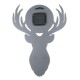 Deer Head Wall Clock Density Fibreboard Home Living Room Nordic Minimalist