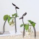 Deer Hydroponic Container European Ornaments Transparent Flower Vase Plant Pot