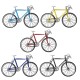 Diecast Model Collections 1:10 Racing Bike Bicycle Toy Enthusiast Decorations