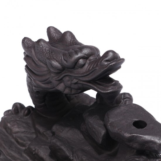 Dragon Pond Backflow Incense Cone Burner Stick Holder Fragrance Fragrant Censer Home Decor