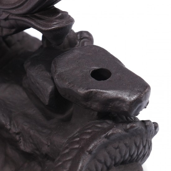 Dragon Pond Backflow Incense Cone Burner Stick Holder Fragrance Fragrant Censer Home Decor