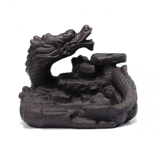 Dragon Pond Backflow Incense Cone Burner Stick Holder Fragrance Fragrant Censer Home Decor