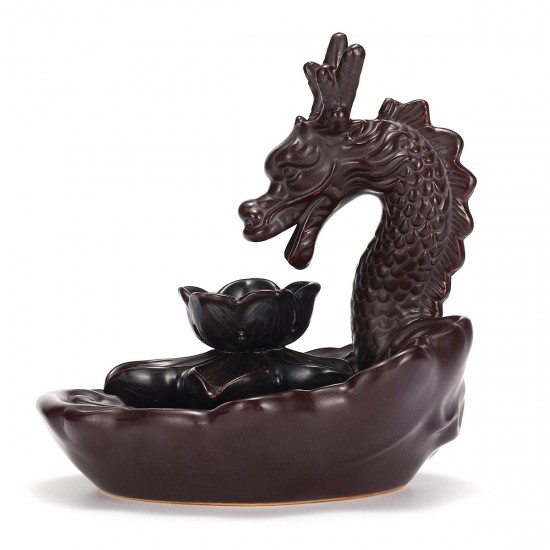 Dragon Smog Ceramic Incense Burner Tea Ceremony With Gift Box and 10pcs Cones Dragon Smog Ceramic Incense Burner Tea Ceremony With Gift Box and 10pcs Cones