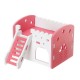 Dual Layer Ladder Hamster House Small Animal Pet Mouse Cage Castle Exercise Toys Dual Layer Ladder Hamster House Small Animal Pet Mouse Cage Castle Exercise Toys
