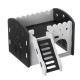 Dual Layer Ladder Hamster House Small Animal Pet Mouse Cage Castle Exercise Toys Dual Layer Ladder Hamster House Small Animal Pet Mouse Cage Castle Exercise Toys