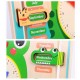 Educational Wooden Toys Children School Calendar Clock Weather Learning Board