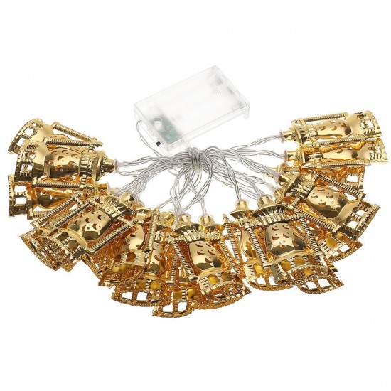 Eid Mubarak Ramadan LED Lamp Strings Golden Castle Moon Lights Decor Eid Mubarak Ramadan LED Lamp Strings Golden Castle Moon Lights Decor
