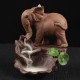 Elephant Backflow Incense Burner Holder Censer Ceramic Home Decorations