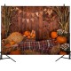 Fall Thanksgiving Backdrop Photography Video Background Pumpkins Studio Prop Fall Thanksgiving Backdrop Photography Video Background Pumpkins Studio Prop