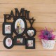 Family Photo Frame Wall Hanging 6 Pictures Memory Holder Display Home Decorations