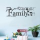 Family Quote Life Love Wall Sticker Removable Art Vinyl Home Decal Decor
