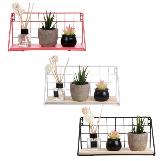 Fashion Wooden Iron Storage Holders Home Storage Shelf Wall Hanging Storage Box Fashion Wooden Iron Storage Holders Home Storage Shelf Wall Hanging Storage Box