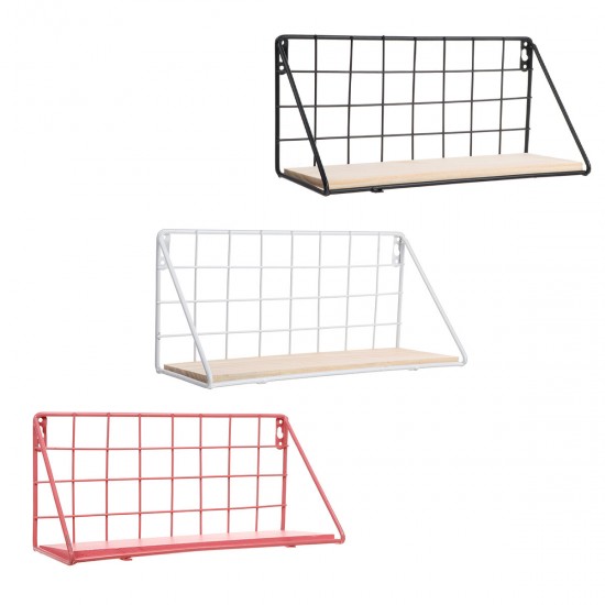 Fashion Wooden Iron Storage Holders Home Storage Shelf Wall Hanging Storage Box Fashion Wooden Iron Storage Holders Home Storage Shelf Wall Hanging Storage Box