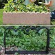 Fence Concrete Mold Brick Cement Mould Garden Path Plastic DIY Tool Courtyard
