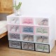 Filp Cover Foldable Clear Plastic Shoe Racks Boxes Storage Organizer Stackable Tidy Single Box Filp Cover Foldable Clear Plastic Shoe Racks Boxes Storage Organizer Stackable Tidy Single Box
