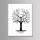 Fingerprint Thumbprint DIY Tree Wedding Signature Sign Guest Book Canvas Sign-in Tree Decorations