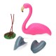 Flamingo Garden Decorations DIY Animal Model Detachable Two-color Wings