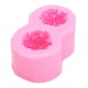 Flexible 3D Rose Flower Ball Mould Soft Silicone Soap Candle Making DIY Mold