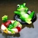 Floating Pond Decor Outdoor Simulation Resin Cute Swimming Pool Lawn Frog Decorations Ornament Garden Art in Water