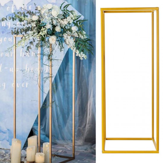 Flower Rack Wedding Metal Art Geometric Column Vase Stand Prop Party Detachable