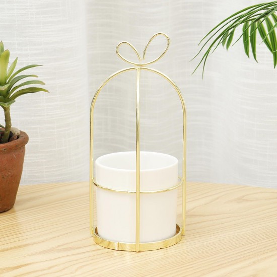 Flower Shelf Rack Versatile Ceramic Vase Stand Metal Planter Iron Shelf for Cactus Flower Shelf Rack Versatile Ceramic Vase Stand Metal Planter Iron Shelf for Cactus