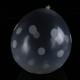 Fluorescent Balloon 12 Inch Luminous Balloon Transparent Luminous Wave Dot Balloon Full Of Flowers Glowing Balloon