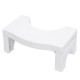 Foldable Toilet Stool Potty Chair Plastic Non-slip Bathroom White Sit Footstool Decorations