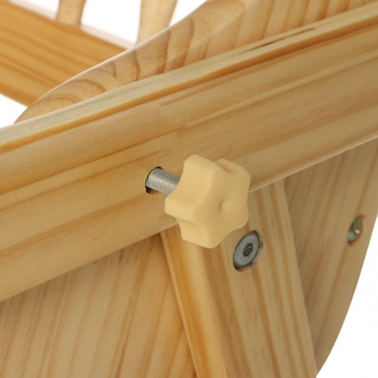 Folding Adjustable Baby Wooden High Chair Table Seat Toddler Feeding Highchair Folding Adjustable Baby Wooden High Chair Table Seat Toddler Feeding Highchair