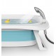 Folding Baby Bath Tub Reclining Bath Barrel Newborn Bathtub Shower + Thermometer