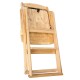 Folding Children Feeding High Chair Oka Wooden Child Care Seat Cushion