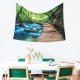 Forest Art Tapestry Wall Hanging Throw Bedspread Beach Towel Cloth Home Decor Forest Art Tapestry Wall Hanging Throw Bedspread Beach Towel Cloth Home Decor