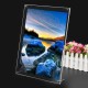 Freestanding Clear Acrylic Photo Frame Photo Poster Display Frame Picture Holder Image Stand