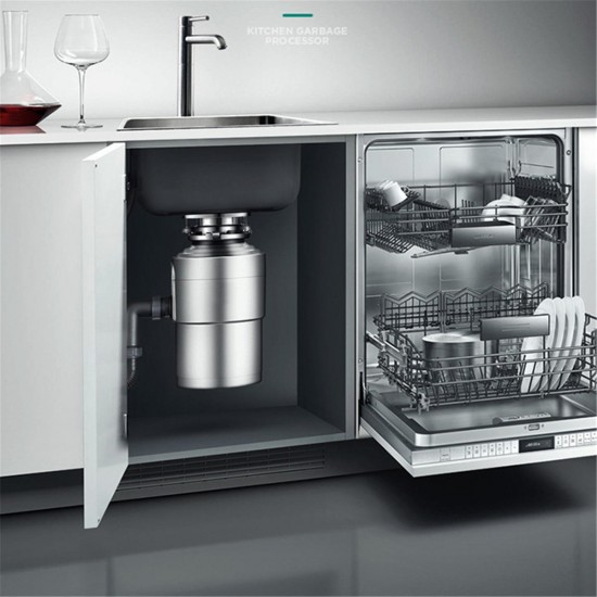 Garbage Disposal 1.0 HP Continuous Feed Home Kitchen Food Waste 2600 RPM Garbage Disposal 1.0 HP Continuous Feed Home Kitchen Food Waste 2600 RPM