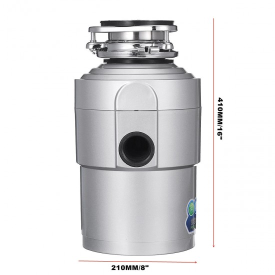 Garbage Disposal 1.0 HP Continuous Feed Home Kitchen Food Waste 2600 RPM Garbage Disposal 1.0 HP Continuous Feed Home Kitchen Food Waste 2600 RPM