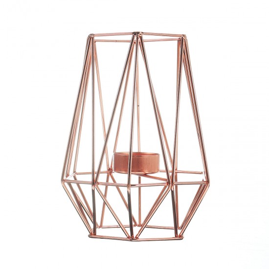 Geometric Candlestick Metal Iron Candle Holder Wedding Home Decorations Nordic Style Geometric Candlestick Metal Iron Candle Holder Wedding Home Decorations Nordic Style