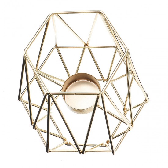 Geometric Candlestick Metal Iron Candle Holder Wedding Home Decorations Nordic Style Geometric Candlestick Metal Iron Candle Holder Wedding Home Decorations Nordic Style