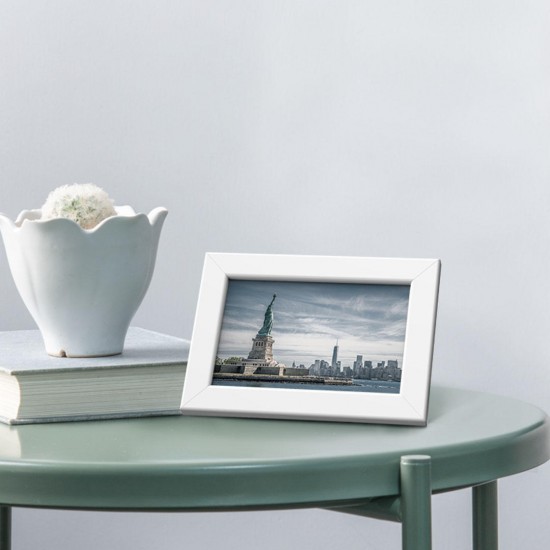 Geometry 6 Inch Picture Frame MDF Natural Photo Display Desktop Photo Frame Holder High Definition Geometry 6 Inch Picture Frame MDF Natural Photo Display Desktop Photo Frame Holder High Definition