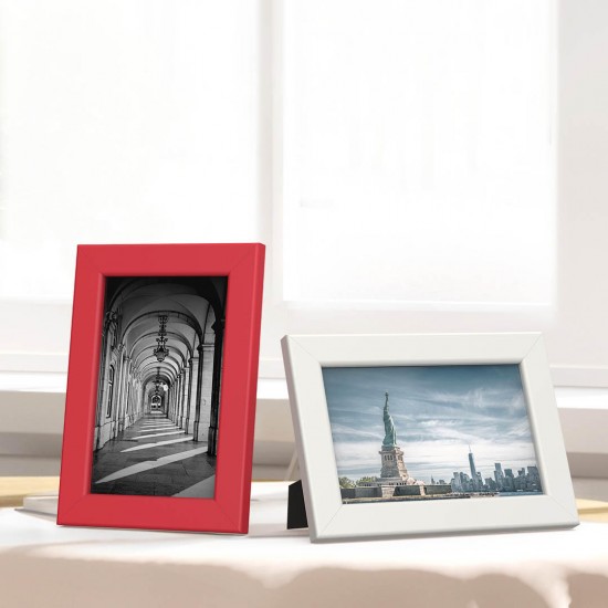 Geometry 6 Inch Picture Frame MDF Natural Photo Display Desktop Photo Frame Holder High Definition Geometry 6 Inch Picture Frame MDF Natural Photo Display Desktop Photo Frame Holder High Definition