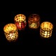 Glass Candle Holder Votive Moroccan Tea Light Table Lamp Candleholder