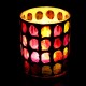 Glass Candle Holder Votive Moroccan Tea Light Table Lamp Candleholder