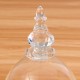 Glass Display Dome Cloche Box with Wooden Base Inspired By Beauty and the Beast