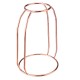 Glass Vase Flower Holder Plant Container Metal Line for Decorations