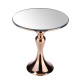 Gold Mirror Cake Dessert Stand Holder Round Metal Wedding Party Display Decorations