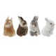 Gray/Yellow/Brown/White Rabbits Handmade Easter Bunnies Home Decorations Desktop Ornament Gray/Yellow/Brown/White Rabbits Handmade Easter Bunnies Home Decorations Desktop Ornament