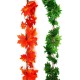 Green/Red Maple Leaf Artificial Vine Garland Foliage Plant Wedding Party Decor Green/Red Maple Leaf Artificial Vine Garland Foliage Plant Wedding Party Decor