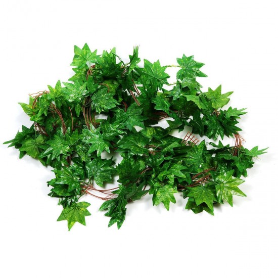Green/Red Maple Leaf Artificial Vine Garland Foliage Plant Wedding Party Decor Green/Red Maple Leaf Artificial Vine Garland Foliage Plant Wedding Party Decor